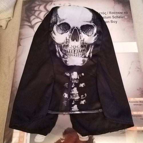 Skeleton costume like new for carnival