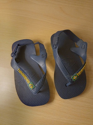Havaianas бебешки джапанки като нови, номер 21, сини