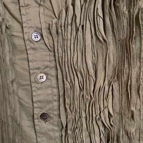 Zucca linen khaki dress M 100% cotton new