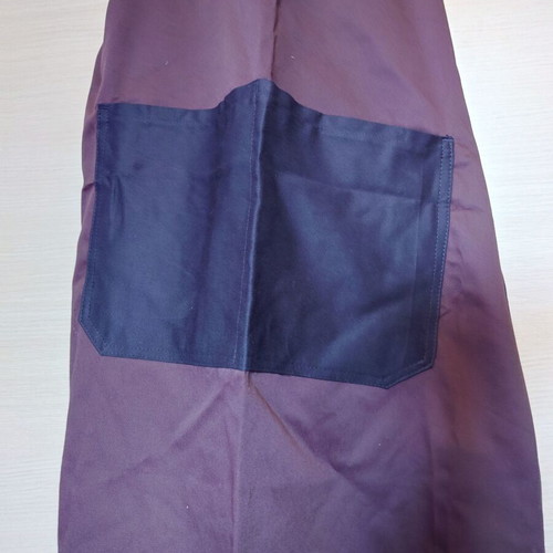 Barista apron like new, brown with black pockets