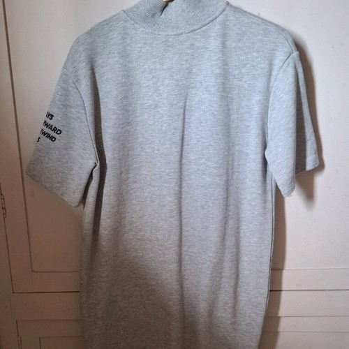 Zara sweatshirt dress gray Medium like new with short sleeves