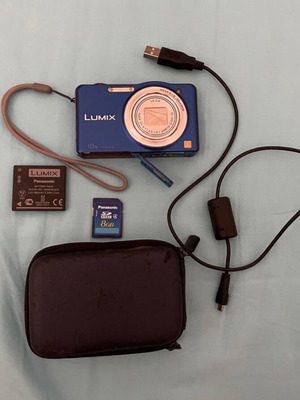 Ψηφιακή φωτογραφική μηχανή Panasonic Lumix DMC-SZ1 σαν καινούργιο, μπλε