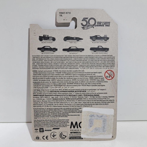 Hot Wheels 2017 50 Years '68 Dodge Dart Die Cast Car toy brand new