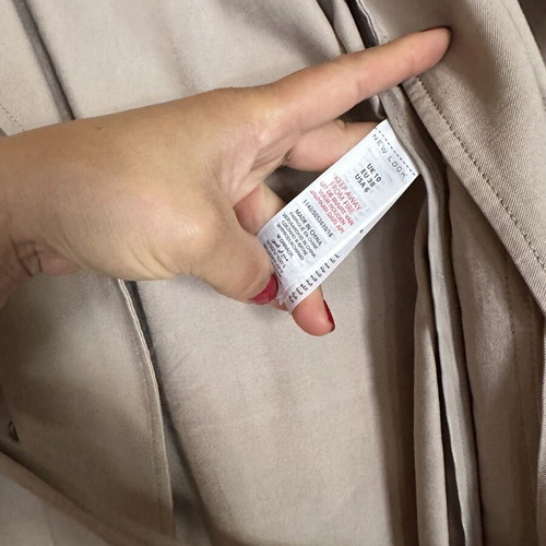 New Look women's trench coat used, size M, beige