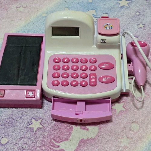 Supermarket Cash Register Toy used with non-working drawer