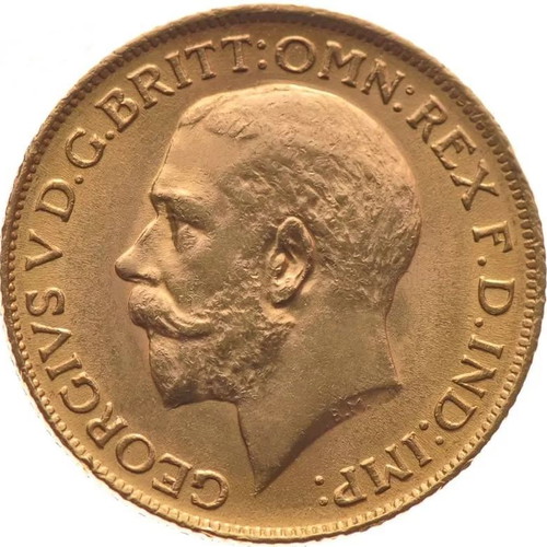 12 British pounds gold-plated 24K for collectors - Gold pound George Year 1911 to 1918