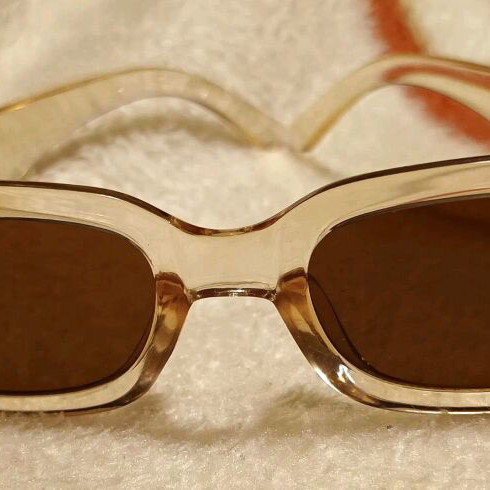 Vintage sunglasses like new, beige with UV protection