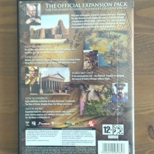 Sid Meier's Civilization IV PC used