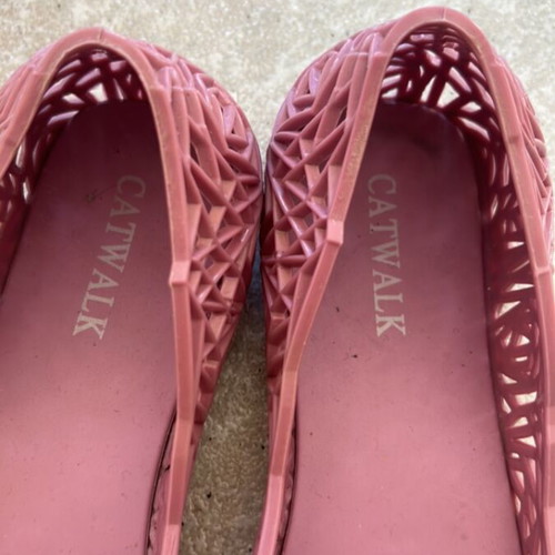 Catwalk ballerina shoes, pink, size 41