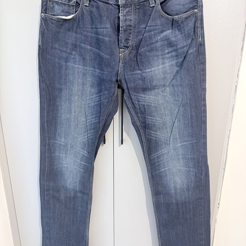 Ανδρικό τζιν παντελόνι Pull & Bear σαν καινούργιο, μέγεθος L, μπλε