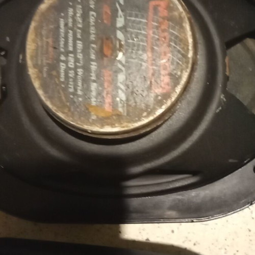 Car cassette player and speakers used with remote control