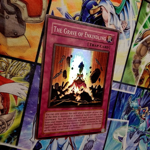 The Grave of Enkindling DP2 Super Rare Yu-Gi-Oh! card