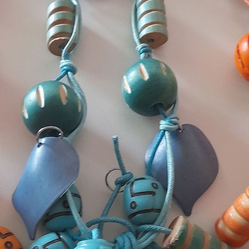 Boho necklaces pack of 10, handmade, multicolor, new