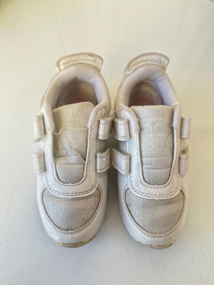 Girls' shoes size 27 used, white sport style