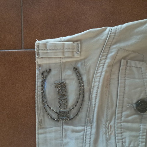 Cavalieri Cut Jeans Women Size M 38 10 Like New White Beige
