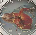 Table clock used, diameter 20 centimeters