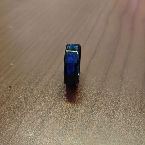 Men's ring dark blue size 12 like new