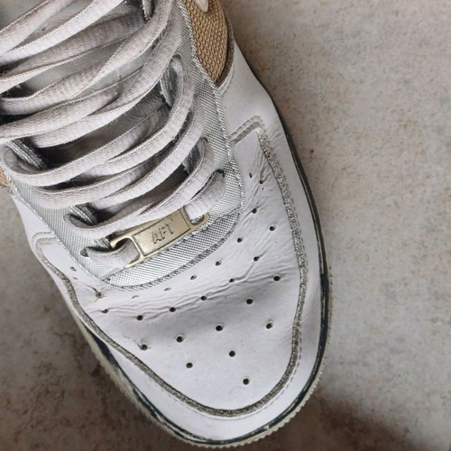Nike Air Force 1 used athletic shoes size 38.5