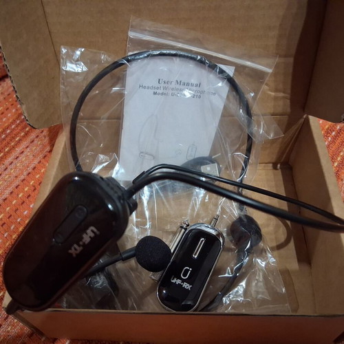 Wireless Headset Microphone for Two Speakers new