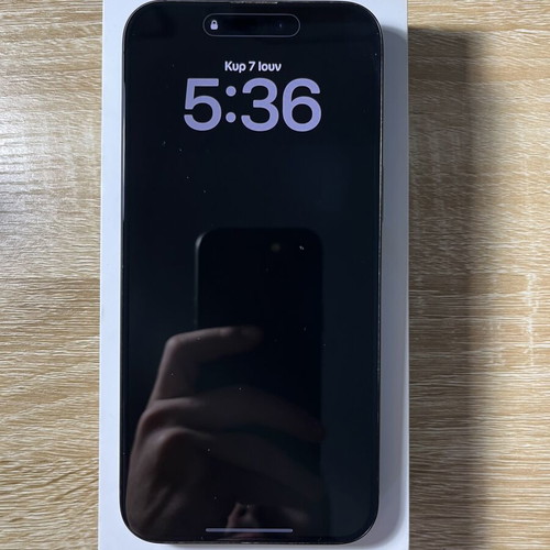 iPhone 15 Pro Max 256GB like new, black, Apple iOS