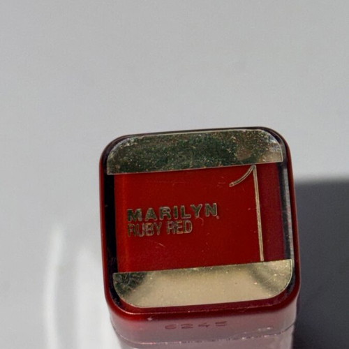 Max Factor lipstick Marilynn ruby red fire red used