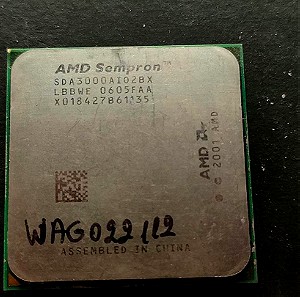 AMD Sempron 64 3000+ 1.8GHz Socket 754 SDA3000AIO2BX PC CPU Processor