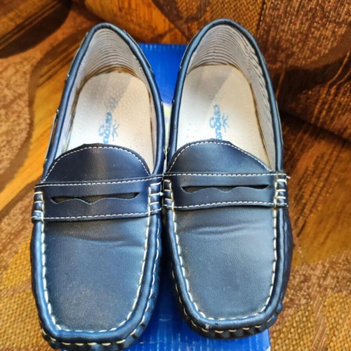 Moccasins size 33 used, blue