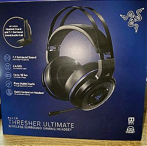 Razer Thresher Ultimate PS4 Ασύρματο Over Ear Gaming Headset (USB)