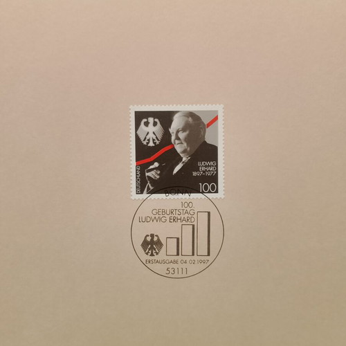 Germany 1997 First Day Cover Stamp with Postmark, Bonn