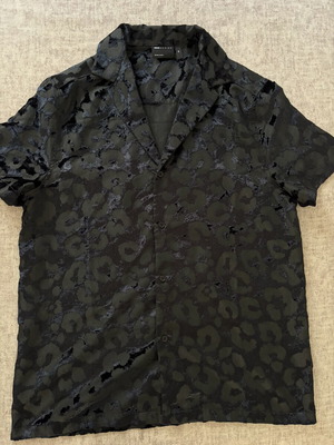 Men's Collusion summer shirt black, like new, XS