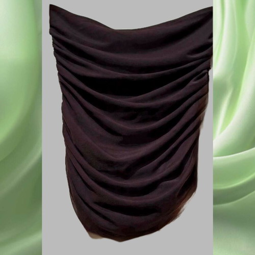 Strapless top brown like new, size S
