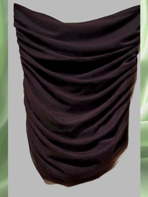Strapless τοπ καφέ σαν καινούργιο, μέγεθος S