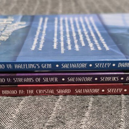 The Legend of Drizzt Books 4-5-6 like new, pack