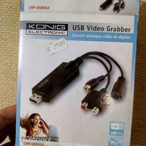 König Electronic USB Video Grabber CMP-USBVG6 new in box