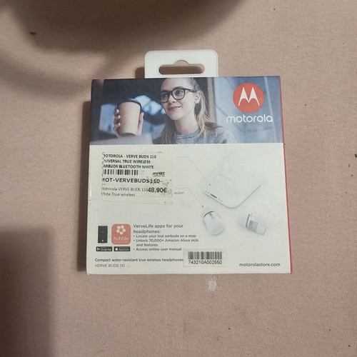 Motorola Verve Buds 110 wireless earbuds new