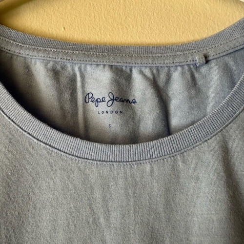 Pepe Jeans short-sleeve shirt size S like new, blue