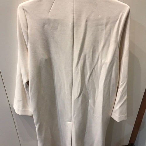 Cream overcoat jacket H&M medium like new