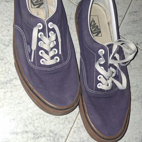 Vans sneakers μωβ με σόλα κρεπ νούμερο 43 σαν καινούργιο