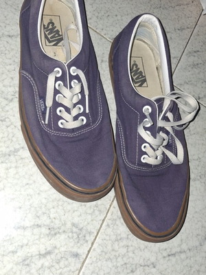 Vans sneakers μωβ με σόλα κρεπ νούμερο 43 σαν καινούργιο