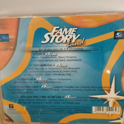 Fame Story Band The Singles Story No 3 CD like new, pop