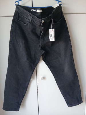 Mango Mom-fit Jeans New, Black, Size XXXL