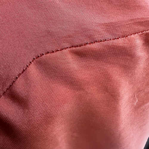 Massimo Dutti top 100% mulberry silk used, peach color, size M