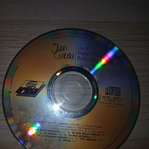 Juan Gabriel En El Palacio De Bellas Artes CD used, blues