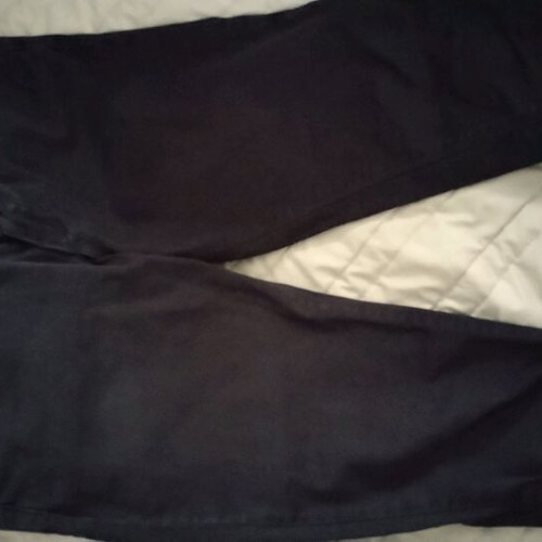 Pink Woman fabric pants like new, dark blue, size 38
