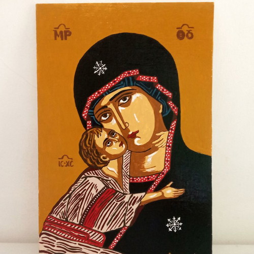 Panagia with Divine Infant oil painting new