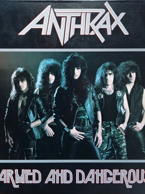 Anthrax Armed And Dangerous 1985 EP vinyl record like new