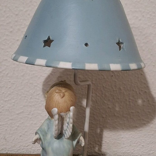 Vintage ceramic candlestick with angels 90s like new decorative