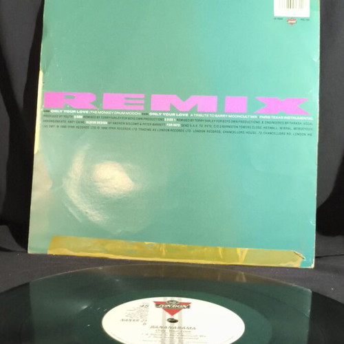 Bananarama Remix Only Your Love vinyl record used