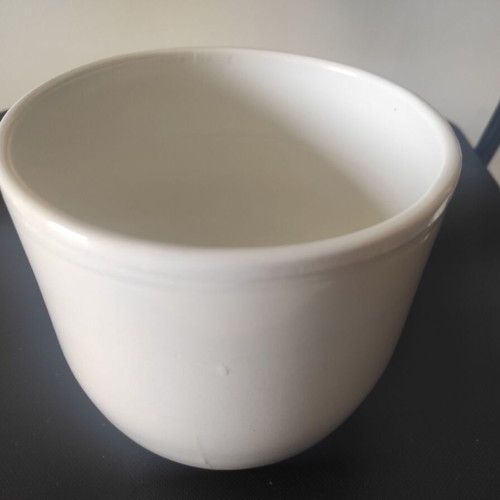 Ceramic flowerpot white new