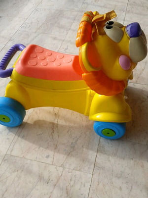 Chicco and Fisher Price walkers like new with ride-on toys